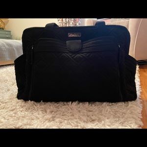 Vera Bradley Black Diaper Bag (“Stroll Around Baby Bag”)